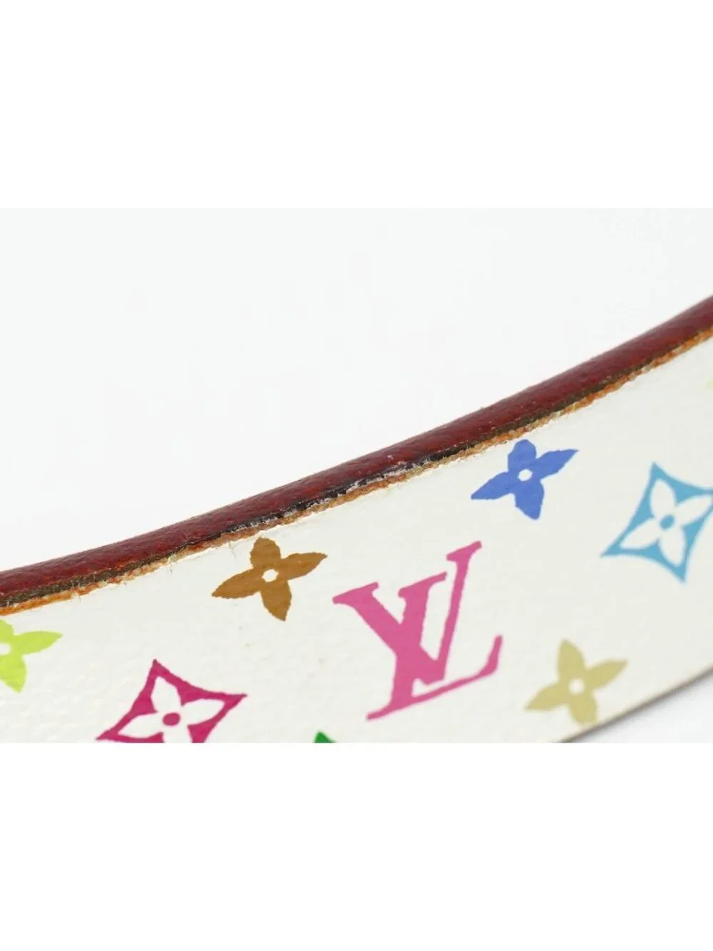 Louis Vuitton LV Ceinture Carre Monogram Multicolor Takashi Murakami Belt 70/28